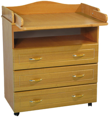 Комод  "Мишка" №3 (слоновая кость)