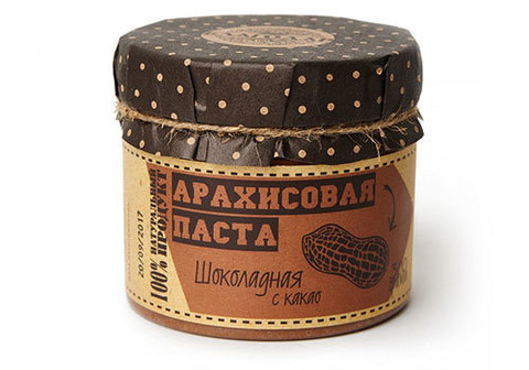 Паста арахисовая шоколадная с какао Благодар, 300г