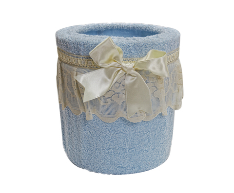 Ведро для мусора в ванную 20 Old Florence Buratto голубое