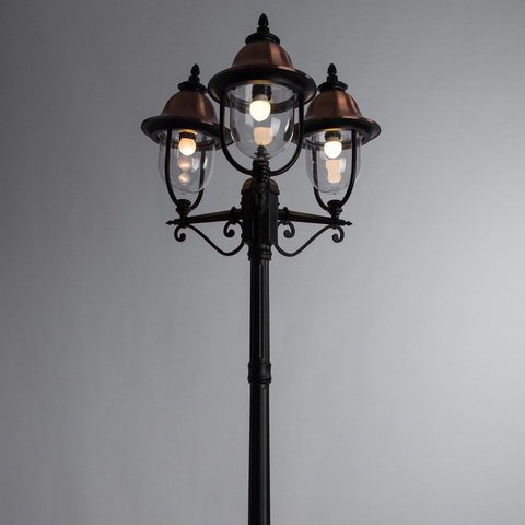 Уличный светильник Arte Lamp Barcelona A1486PA-3BK