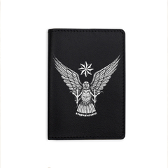 Обложка на паспорт "Орел со звездой", черная