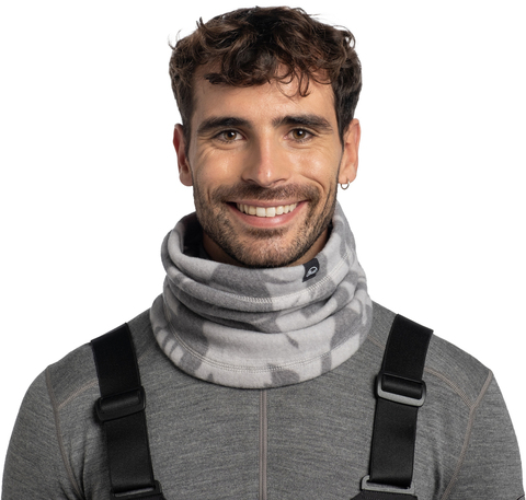 Картинка шарф-труба Buff Neckwarmer Polar Bondu Grey - 3