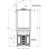 Aquanet 173217 Компл.3 - Зеркало Луис 80 цв.белый без светил. (173217)