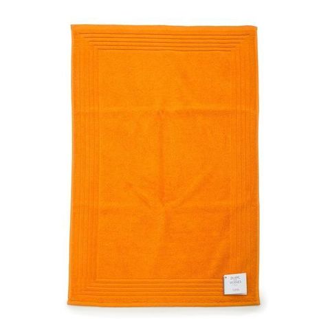 Коврик для ванной 50х90 Blanc des Vosges Mat Uni Paprika оранжевый