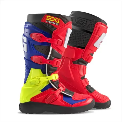 Мотоботы Gaerne GX1 Evo Red/Blue/Black/Yellow 45