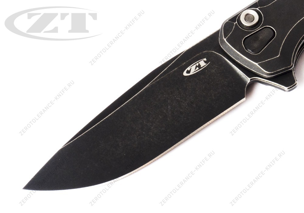 Нож Zero Tolerance 0044BW Button Lock Flipper - фотография 