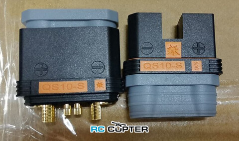 Разъём силовой QS10S антиискровой (папа+мама)