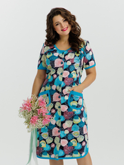 4728 Халат на пуговицах