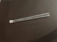 Насадка Адаптер для конфетти с обратным клапаном, пластик, Прозрачный, 33 см, 1 шт.