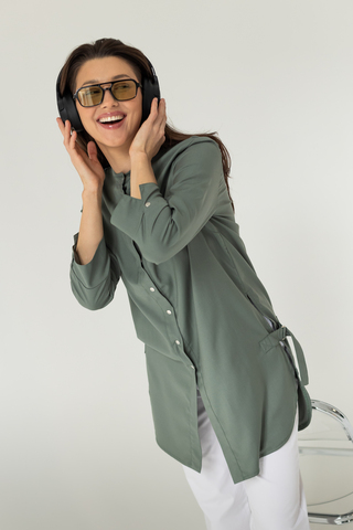 Халат женский  м178 tliberty комфорт шалфей