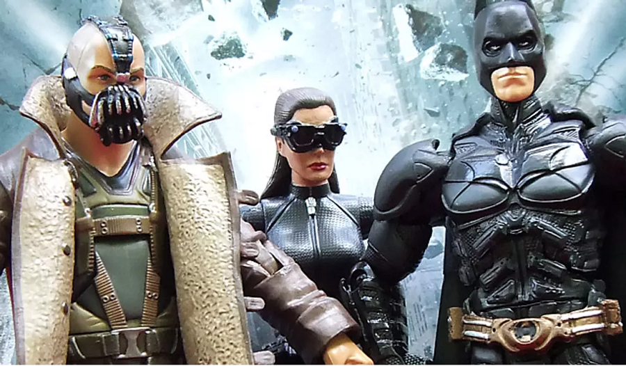 Фигурка Женщина кошка в маске из фильма Темный рыцарь Возрождение Легенды