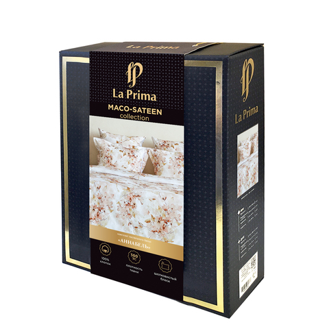 Постельное бельё LaPrima «Аннабель» мако-сатин (евро) - купить 7
