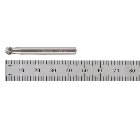Бор-фреза твердосплавная D(KUD) 6,0x5,4x45x6мм HM H-Tools 116041HT