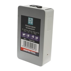 Набор сверл по металлу 1-13мм 25шт DIN338 HSSE-Co8 TiN 135° (мет. кейс) H-Tools 08351300