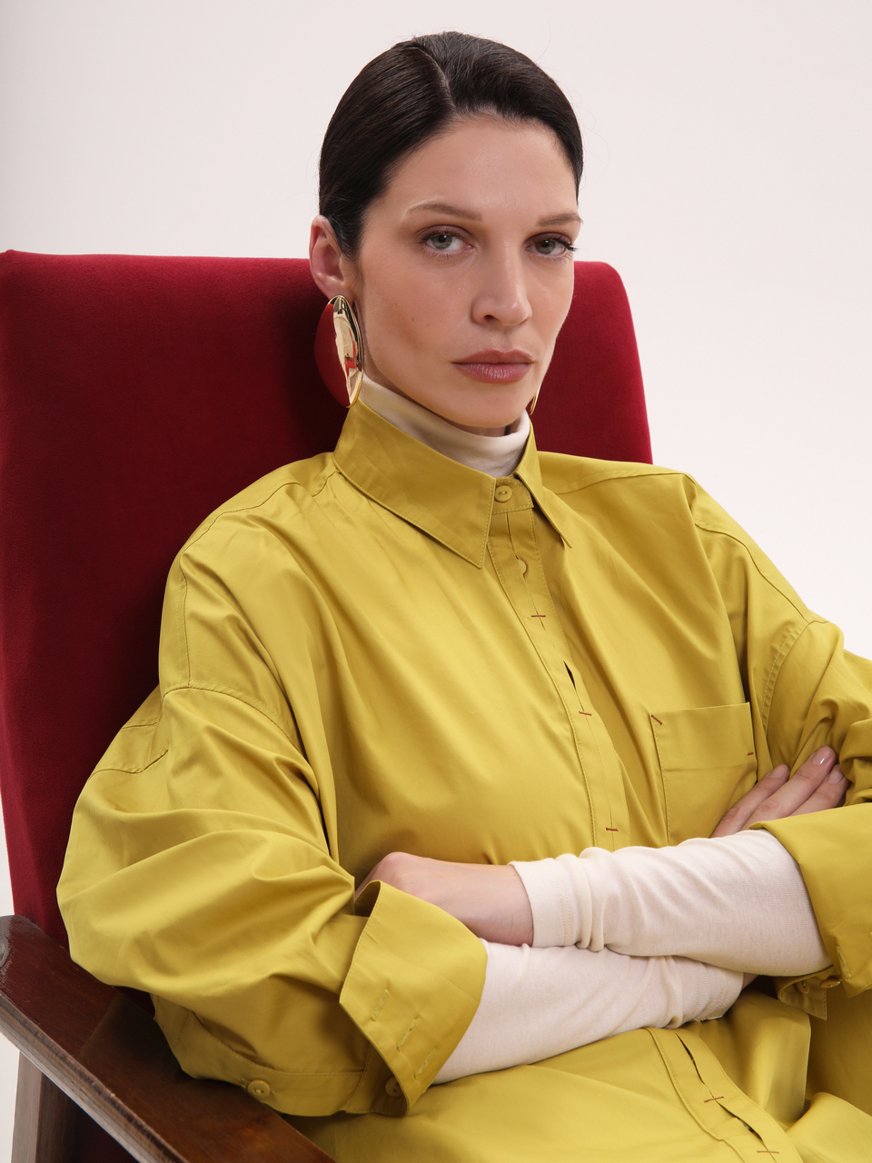 Рубашка хлопковая лемонграсс