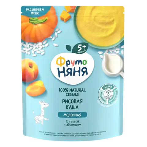 Детская каша ФРУТО НЯНЯ с тыквой и абрикосом 200г