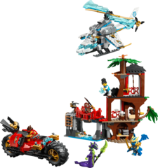 Конструктор LEGO Ninjago 71857 Ninja Vehicle Tree House Battle