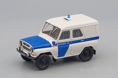 UAZ-469 Militia white-blue 1:43 DeAgostini Auto Legends USSR Police #4