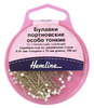 Hemline Булавки портновские особо тонкие со стеклянными головками
