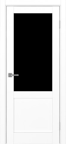 Турин_502.21.30 ЭКО-шпон Белый снежный-LACчерный/Щит МДФ