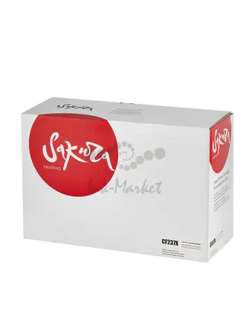 Картридж Sakura CF237X (37X) для HP, черный, 25000 к.