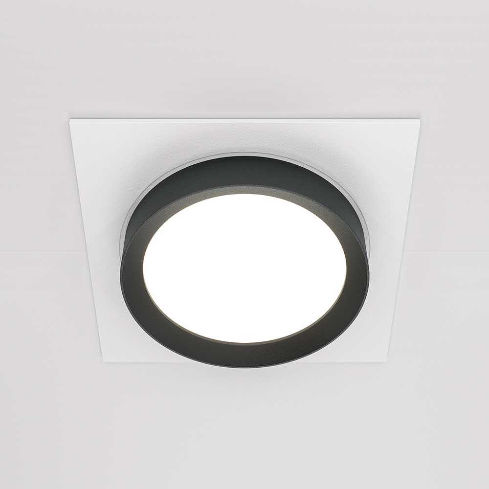 Встраиваемый светильник Maytoni Hoop DL086-GX53-SQ-WB