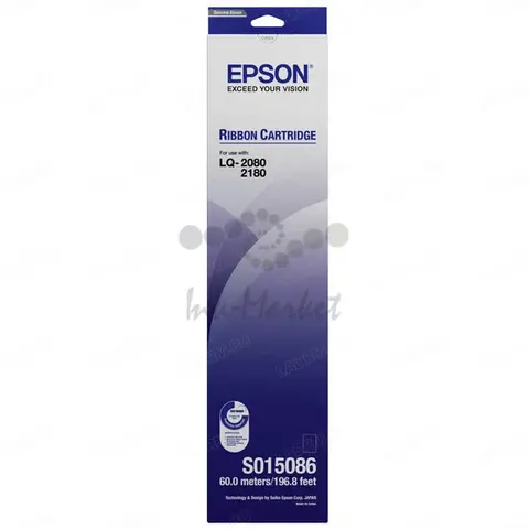 Ленточный картридж Epson Ribbon cartridge чёрный для матричных принттеров Epson LQ-2070, 2080, 2170, 2180, FX-2170, 2180 (12 млн. знаков)