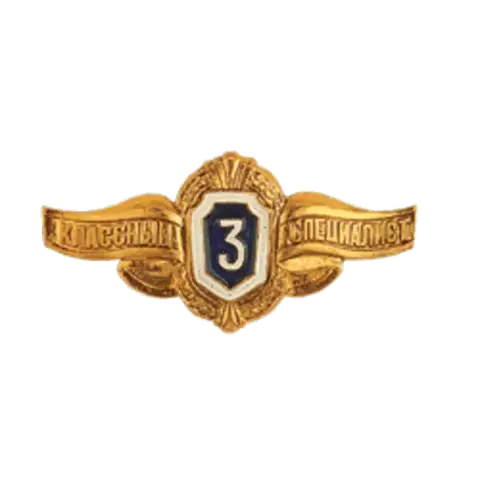 Значок Классность солдатская 3