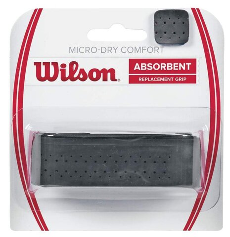Намотки теннисные базовая Wilson Micro-Dry Comfort black 1P