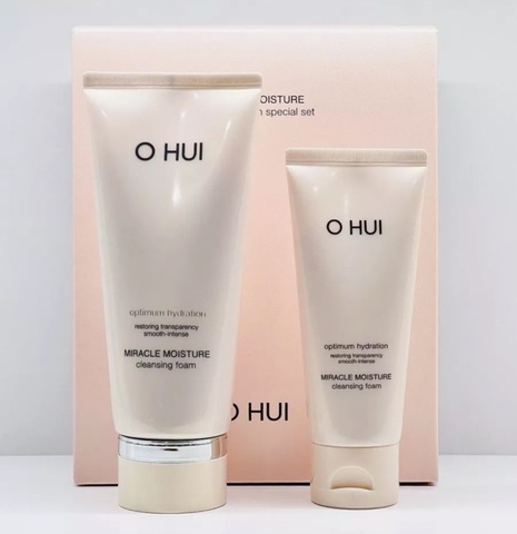 O HUI MIRACLE MOISTURE Cleansing Foam Special Set
