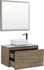 Aquanet 249516 Зеркало Nova Lite 90 цв.дуб рустикальный (249516)