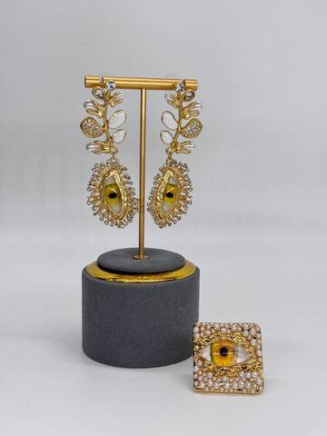 комплект Schiaparelli серьги и кольцо