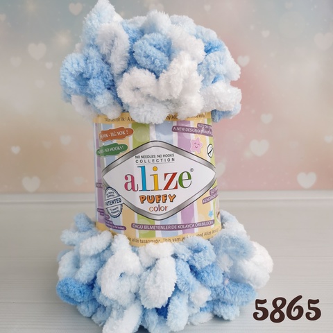 ALIZE PUFFY COLOR 5865, Мультиколор