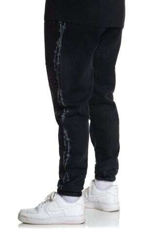 Affliction | Джоггеры мужские BLACK NIGHT SWEATPANT A26360 слева сзади