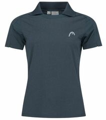 Женское поло Head Padel Tech Polo Shirt - navy