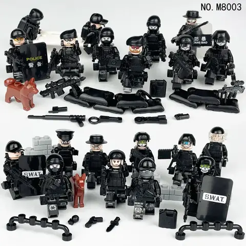 Минифигурки Военных Отряд SWAT Антитеррор набор 20 шт серия 102