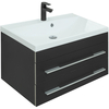 Aquanet 272427 Тумба Верона 75 New цв.черный матовый (272427)