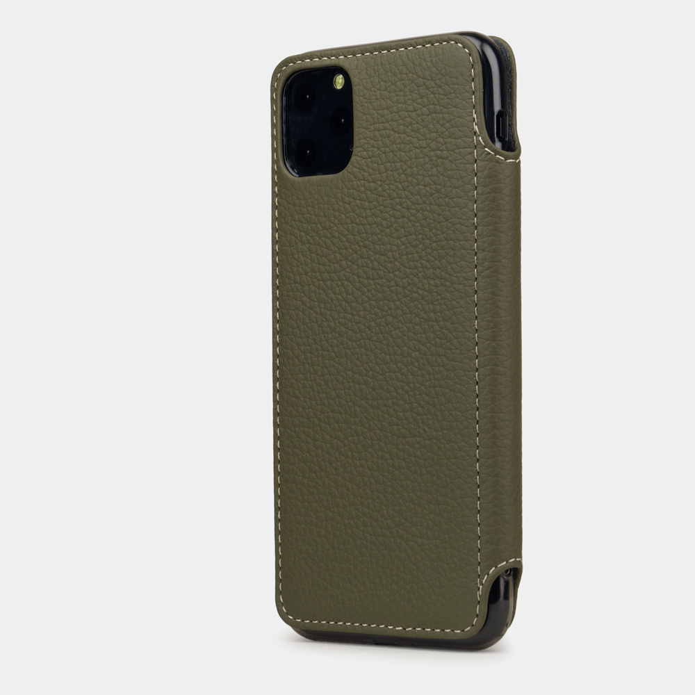 Чехол Benoit для iPhone 11 Pro из натуральной кожи теленка, зеленого цвета