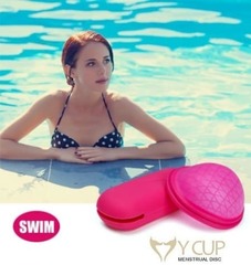 Менструальный диск Y-cup. Купайтесь в море или бассейне