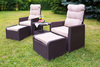 Комплект уличной мебели B:Rattan MANCHESTER OTTO SET 2, цвет венге