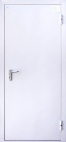 Входная металлическая дверь ДМП 01/60 (RAL 7035+RAL 7035)  Алмаз из стали 1,2 мм с 1 замком