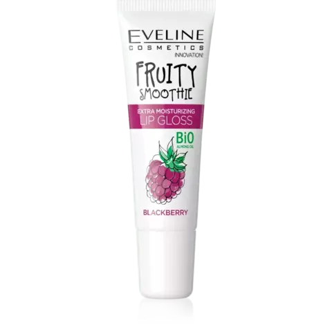 EVELINE FRUITY SMOOTHIE Экстраувлажняющий блеск для губ BLACKBERRY 12мл