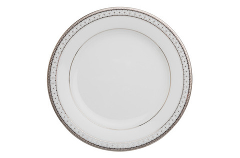 Тарелка закусочная 21см Noritake Рочестер с платиновым кантом