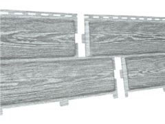 Сайдинг Ю-Ппласт Хокла ВИНТАЖ Пепел 0,5м2