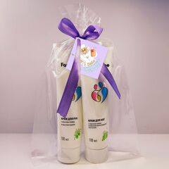 Подарочный набор "Бархатные ручки и ножки" в пакете