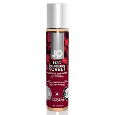 Смазка с ароматом малинового щербета JO Flavored Raspberry Sorbet - 30 мл. - System JO JO H2O Flavors JO10117