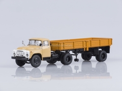 ZIL-130V1 with semitrailer ODAZ-885 beige-ocher 1:43 AutoHistory