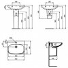 Ideal Standart T471201 Ideal Standard i.life A Колонна для умывальников 50 см, 55 см, 60 см, 65 см