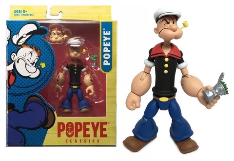 Фигурка Попай-Моряк комикс Popeye Classics