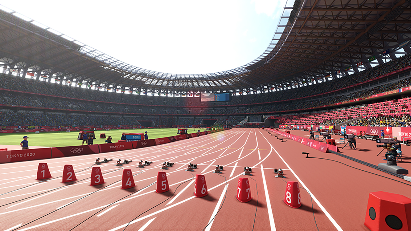 Олимпийский стадион Токио 2020. Стадион для гонок. Стадион для легкой атлетики. 100 Метров на стадионе.
